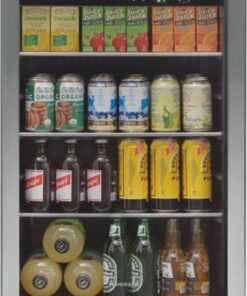 Frigidaire - 138-Can Beverage Center - Stainless steel