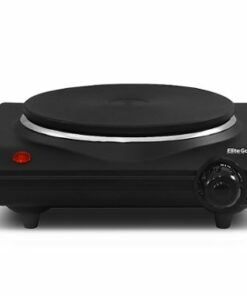 Elite Gourmet - Electric Single Cast Burner - Black
