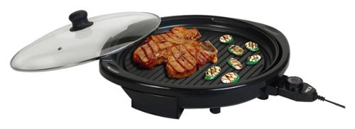 Elite - Indoor Electric Grill - Black