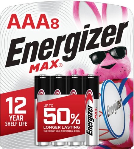 Energizer MAX AAA Batteries (8 Pack), Triple A Alkaline Batteries