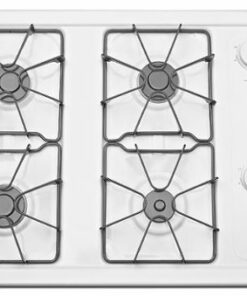 Whirlpool - 30" Built-In Gas Cooktop - White