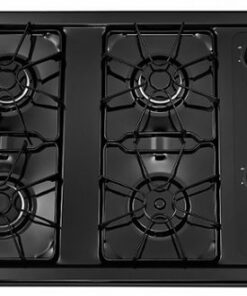 Whirlpool - 30" Built-In Gas Cooktop - Black