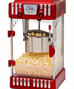 Elite - Tabletop Kettle Popcorn Maker - Red