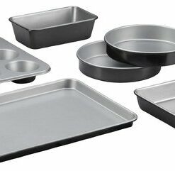 Cuisinart - Chef's Classic 6-Piece Bakeware Set - Silver