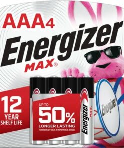 Energizer MAX AAA Batteries (4 Pack), Triple A Alkaline Batteries