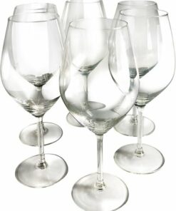 Epicureanist - Illuminati Red Wine Glasses (6-Pack) - Clear