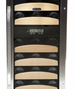 Whynter - 28-Bottle Wine Refrigerator - Stainless steel