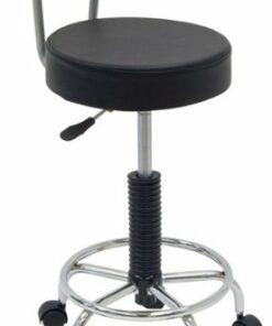 Studio Designs - Bar - Back Futura Stool - Silver/Black
