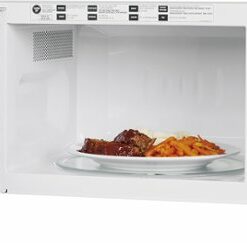 GE - 1.4 Cu. Ft. Mid-Size Microwave - White