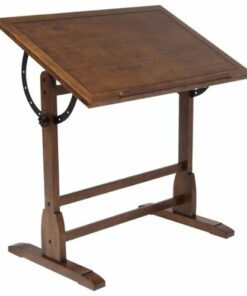 Studio Designs - Vintage Drafting Table - Rustic Oak