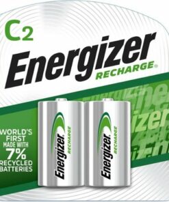 Energizer Rechargeable C Batteries (2 Pack), C Cell Batteries