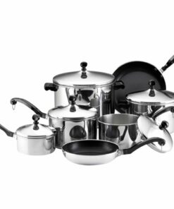 Farberware - Classic Series 15-Piece Cookware Set - Stainless Steel