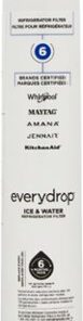 Whirlpool - EveryDrop 6 Ice and Water Filter - White
