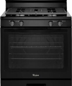 Whirlpool - 5.1 Cu. Ft. Freestanding Gas Range - Black