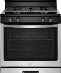 Whirlpool - 5.1 Cu. Ft. Freestanding Gas Range - Stainless steel 0