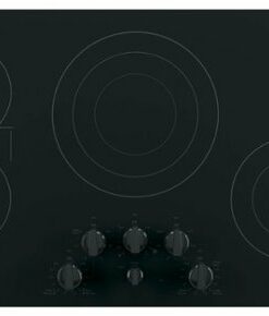 GE Profile - 36" Built-In Electric Cooktop - Black 0