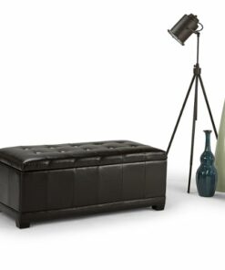 Simpli Home - Westchester Storage Ottoman - Tanner's Brown