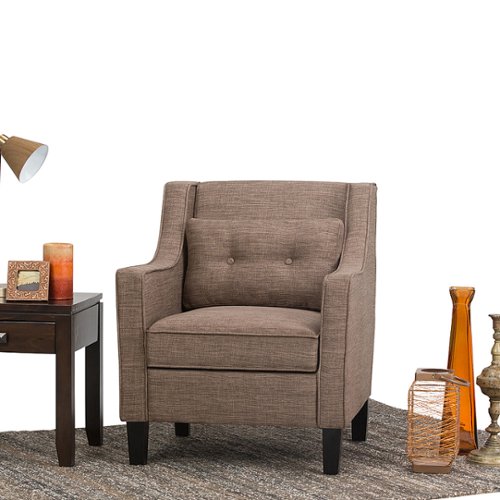 Simpli Home - Ashland Club Chair - Fawn Brown