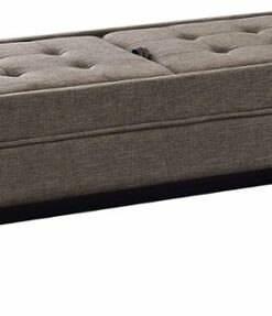 Simpli Home - Castlerock Storage Ottoman - Fawn Brown
