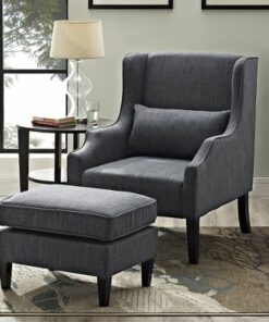 Simpli Home - Ashbury Club Chair - Slate Gray