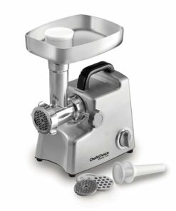 Chef'sChoice - 720 Professional Commercial Food/Meat Grinder with Three-Way Control Switch for Grinding Stuffing & Reverse - Silver