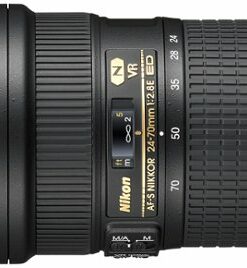 Nikon - AF-S NIKKOR 24-70mm f/2.8E ED VR Wide-Angle Zoom Lens - Black