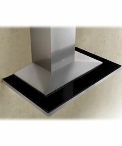 Zephyr - Arc Collection Layers 42" Range Hood - Stainless steel and black glass