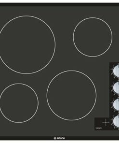 Bosch - 500 Series 24" Built-In Electric Cooktop with 4 elements - Black