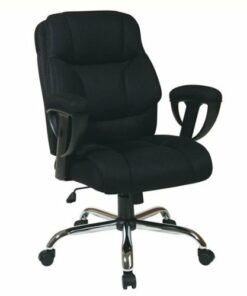 Office Star Products - Big Man's Mesh Executive Chair - Black