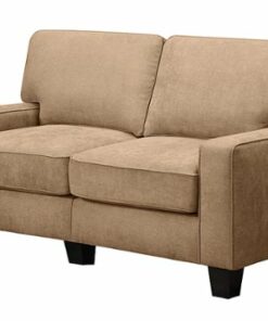 Serta - RTA Martinique Collection 61" Fabric Loveseat Sofa - Navarre Beige