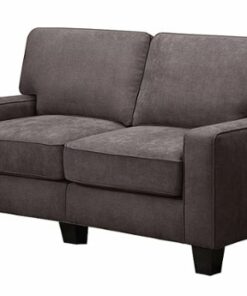 Serta - RTA Martinique Collection 61" Fabric Loveseat Sofa - Kona Gray