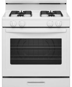 Amana - 5.1 Cu. Ft. Freestanding Gas Range - White 0