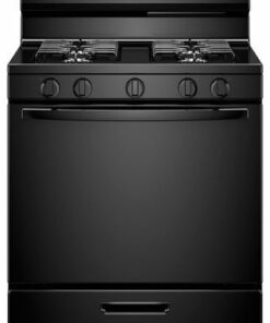 Amana - 5.1 Cu. Ft. Freestanding Gas Range - Black