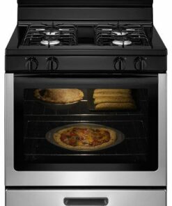 Amana - 5.1 Cu. Ft. Freestanding Gas Range - Stainless steel