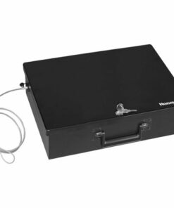 Honeywell - 0.48 Cu. Ft. Fire-Resistant Security Box with Key Lock