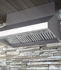 Zephyr - Cypress 42 in. External Wall Mount Range Hood - Stainless steel