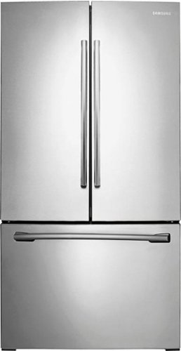Samsung - 25.5 Cu. Ft. French Door Refrigerator with Internal Water Dispenser - Stainless steel