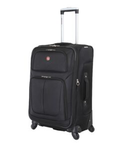 SwissGear - 25" Expandable Spinner - Black