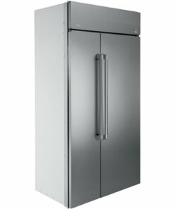Café - 25.2 Cu. Ft. Side-by-Side Built-In Refrigerator - Stainless steel 0