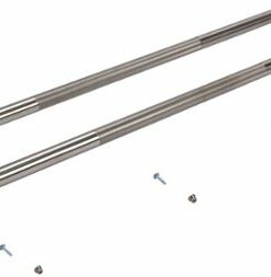 Whirlpool - Side-by-Side Refrigerator Pro Style Handle Kit - Silver