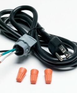 GE - Power Cord for built-in Dishwasher installation - Black