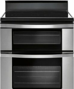Whirlpool - 6.7 Cu. Ft. Self-Cleaning Freestanding Double Oven Electric Convection Range - Stainless steel