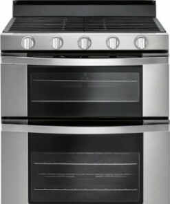Whirlpool - 6.0 Cu. Ft. Self-Cleaning Freestanding Double Oven Gas Convection Range - Stainless steel
