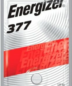 Energizer 377 Batteries (1 Pack), Silver Oxide Button Cell Batteries