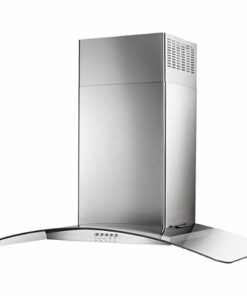 Whirlpool - 36" Convertible Glass Range Hood - Stainless steel