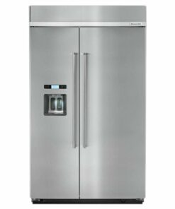 KitchenAid - 29.5 Cu. Ft. Side-by-Side Built-In Refrigerator - Stainless steel 1