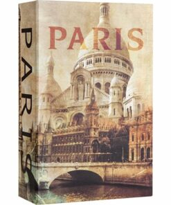 Barska - Paris Book Lock Box with Combination Lock - Beige/Brown