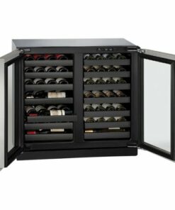 U-Line - Wine Captain 62-Bottle Built-In Wine Cooler - Stainless steel 0