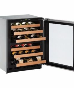 U-Line - Wine Captain 43-Bottle Wine Cooler - Stainless steel 1