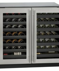 U-Line - Wine Captain 62-Bottle Built-In Wine Cooler - Stainless steel 1